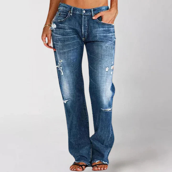 Diana - Lockere weit geschnittene Jeans für Damen