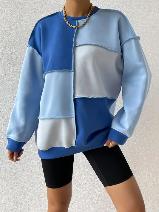 Briar - Sweatshirt mit langen Ärmeln und Farbblockdesign