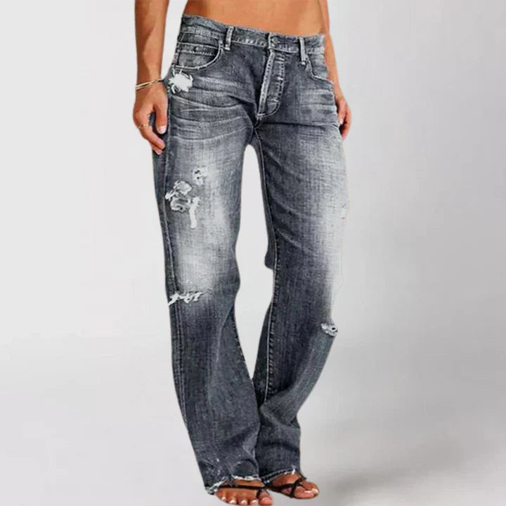 Diana - Lockere weit geschnittene Jeans für Damen