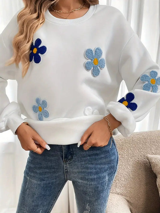 Luella - Sweatshirt mit Blumen-Print