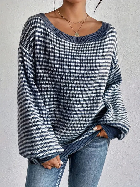 Athena - Strickpullover mit überschnittenen Schultern