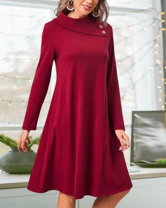 Levine - Elegant röd klänning