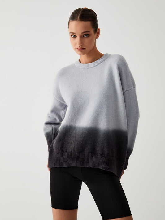 Geneva - Ombre Pullover in Übergröße