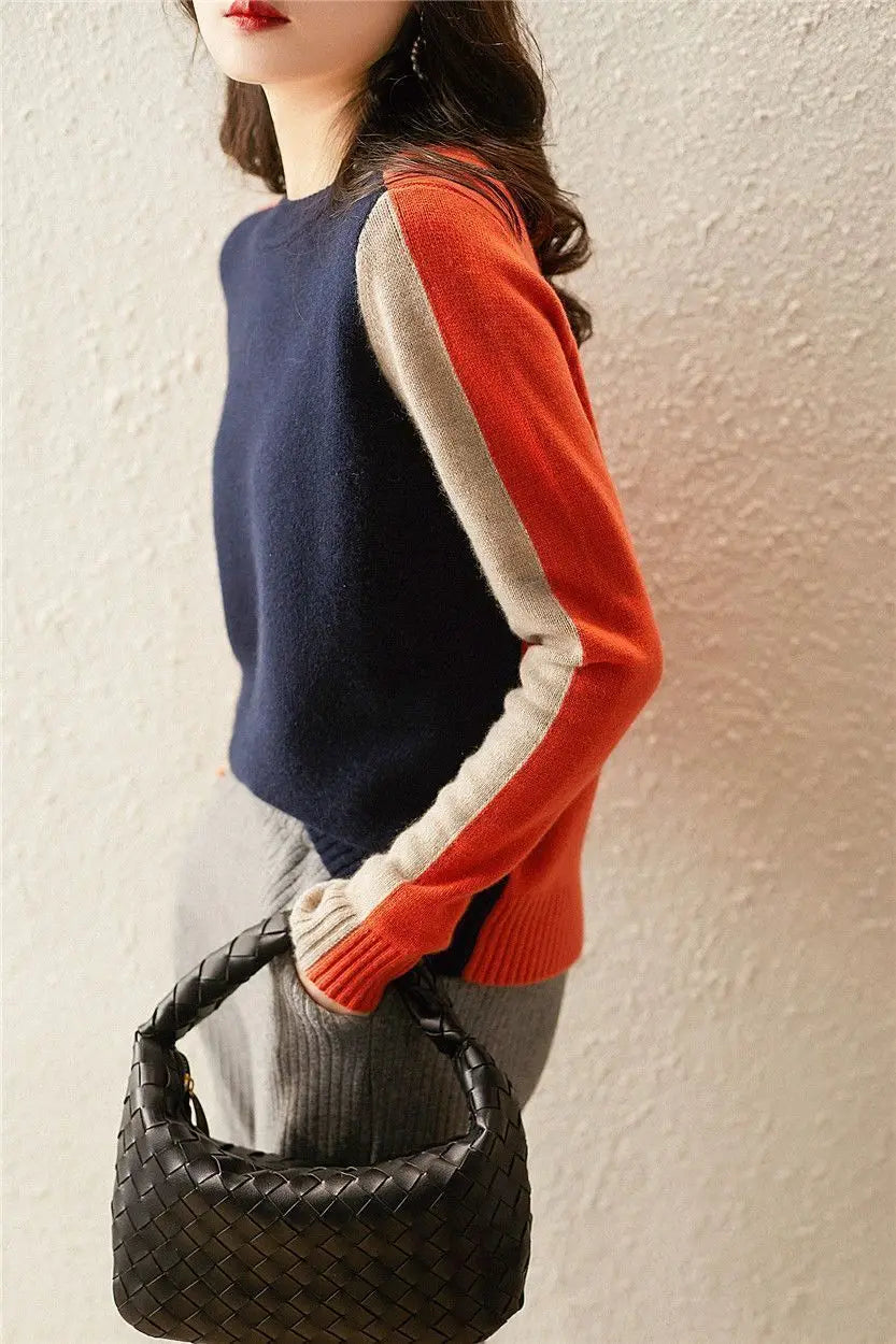 Audrey - Color-Blocking-Pullover